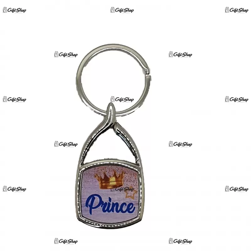 Prince, breloc din metal cu mesaj